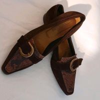 Donna Carolina Loafer, Slipper, Wild-und Glattleder, braun, Gr.38 Bayern - Aschaffenburg Vorschau