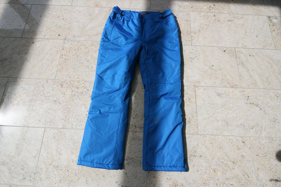 Jungen Herren Skihose Snowboardhose blau Gr. L in Theismühlen