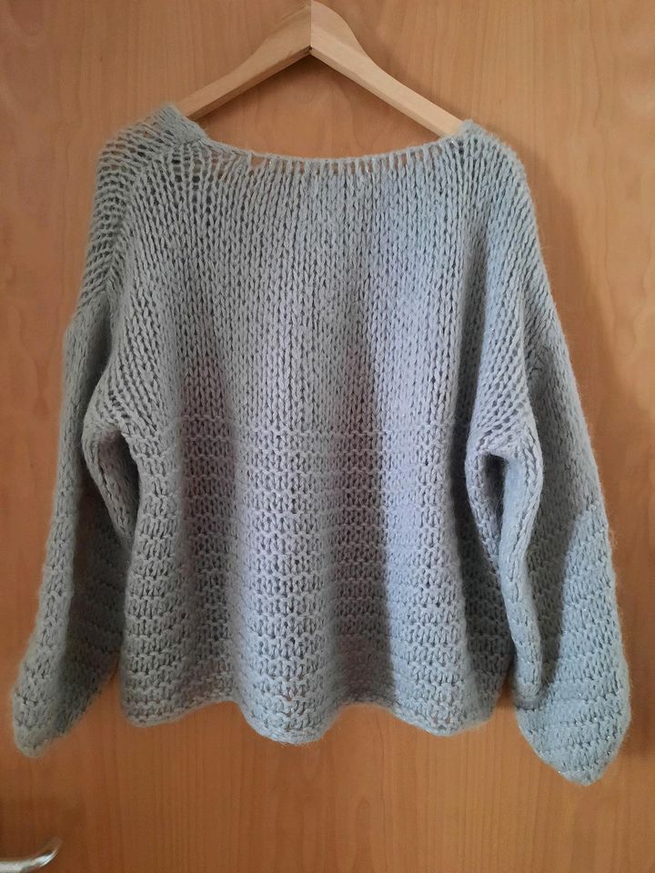 Strickpullover grau Gr.42/L in Köngen