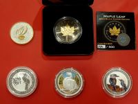 5 Seltene Silbermünzen Kanada/Australien-z.T.Auflage nur 500 St.! Nordrhein-Westfalen - Korschenbroich Vorschau