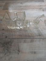 Glas Pferd mit Kutsche, Dekoration/ Pflanzentopf Länge 22 Cm Hessen - Baunatal Vorschau