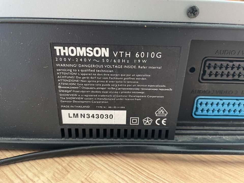 Videorecorder VHS Thomson VTH 6010G Videokassetten in München