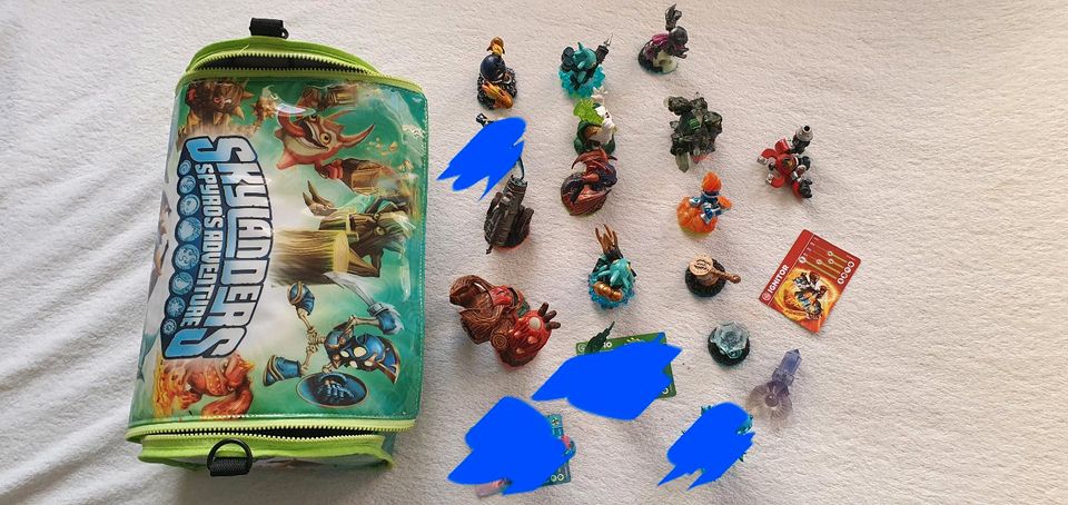 Skylander Figuren original wii U Nintendo Tasche in Haar