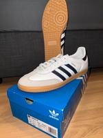 Adidas Samba 43 1/3 weis/blau Berlin - Steglitz Vorschau