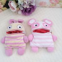 2x Sorgenfresser Betti Kuscheltiere gestreift rosa Monster Reißve Hessen - Solms Vorschau