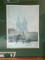 Prag,  Lithographie, die Teynkirche mit Jan Hus Wandsbek - Hamburg Hummelsbüttel  Vorschau