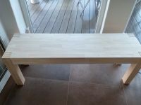 Nordbay Bank 125 cm lang massivholz Ikea Gummibaum Natur Saarland - Überherrn Vorschau