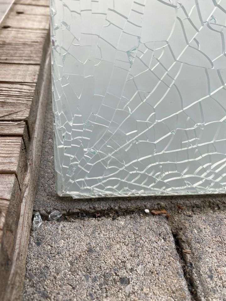 Crash Glas Sicherheitsglas Milchglas mit Muster Scheibe in Neustadt (Wied)