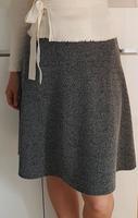 Rock grau H&M Gr. 34 A-Linie knielang Viscose Bayern - Gerolzhofen Vorschau