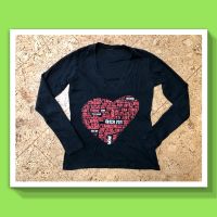 ❤️ DESIGUAL Marken Damen SWEATSHIRT Gr.S 36 schwarz HERZ rot Köln - Mülheim Vorschau