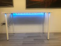 IKEA Linnmon Gamer Tisch mit LED + Gaming Mouspad München - Pasing-Obermenzing Vorschau