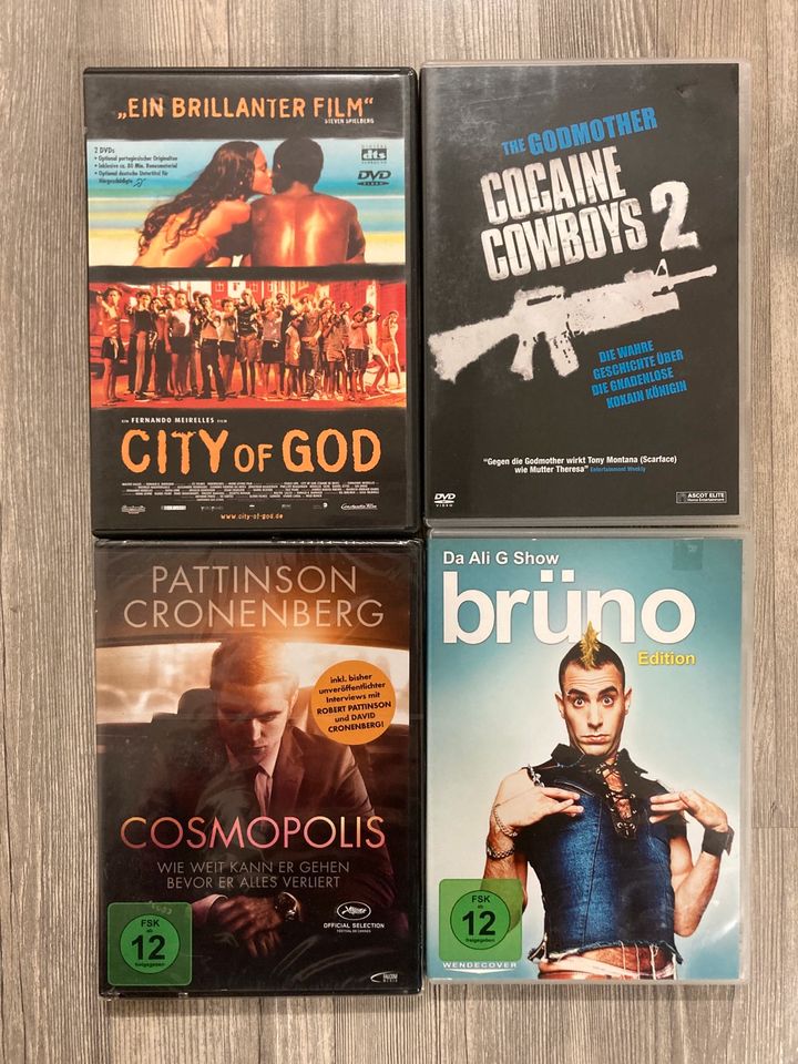 DVD City of god cocaine Cowboys 2 cosmopolis da Ali g Show brüno in Bobingen