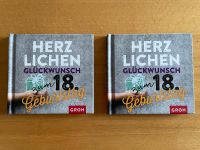 2x GROH Herzlichen Glückwunsch zum18. Geburtstag Büchlein Hessen - Sinn Vorschau