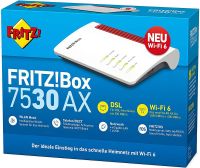 Fachhändler: AVM FRITZ!Box 7530 AX WI-FI 6 Router (DSL/VDSL,1.800 Nordrhein-Westfalen - Mönchengladbach Vorschau