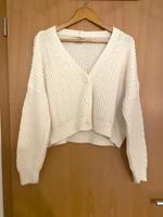 Kurzer Strick-Cardigan, Strickjacke weiß Duisburg - Duisburg-Mitte Vorschau