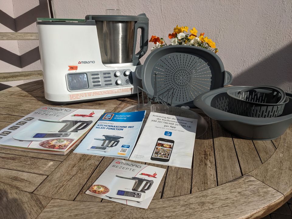 Ambiano Küchenmaschine ALDI Thermomix Neuwertig,mit WLAN und APP in Düsseldorf