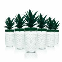 6x Malibu Glas Kunststoff Ananas Becher Cocktail Longdrink Palme Baden-Württemberg - Niefern-Öschelbronn Vorschau