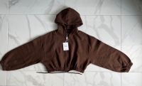 Iconic Oversized Zip Hoodie von TEVEO -Farbe: Braun - Gr: S Hessen - Wetzlar Vorschau