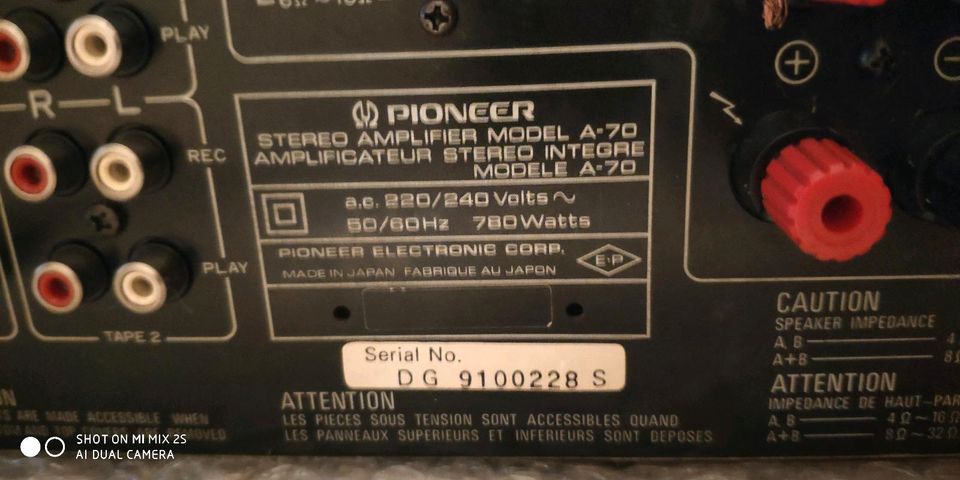 Pioneer A 70 in Bad Aibling