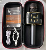 Karaoke Mikrofon, Handheld, 2 Lautsprecher, Bluetooth, Micro-SD Mecklenburg-Vorpommern - Seebad Ahlbeck Vorschau