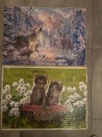 Puzzle 1000 Teile Katzen Wölfe fertig Bayern - Hof (Saale) Vorschau