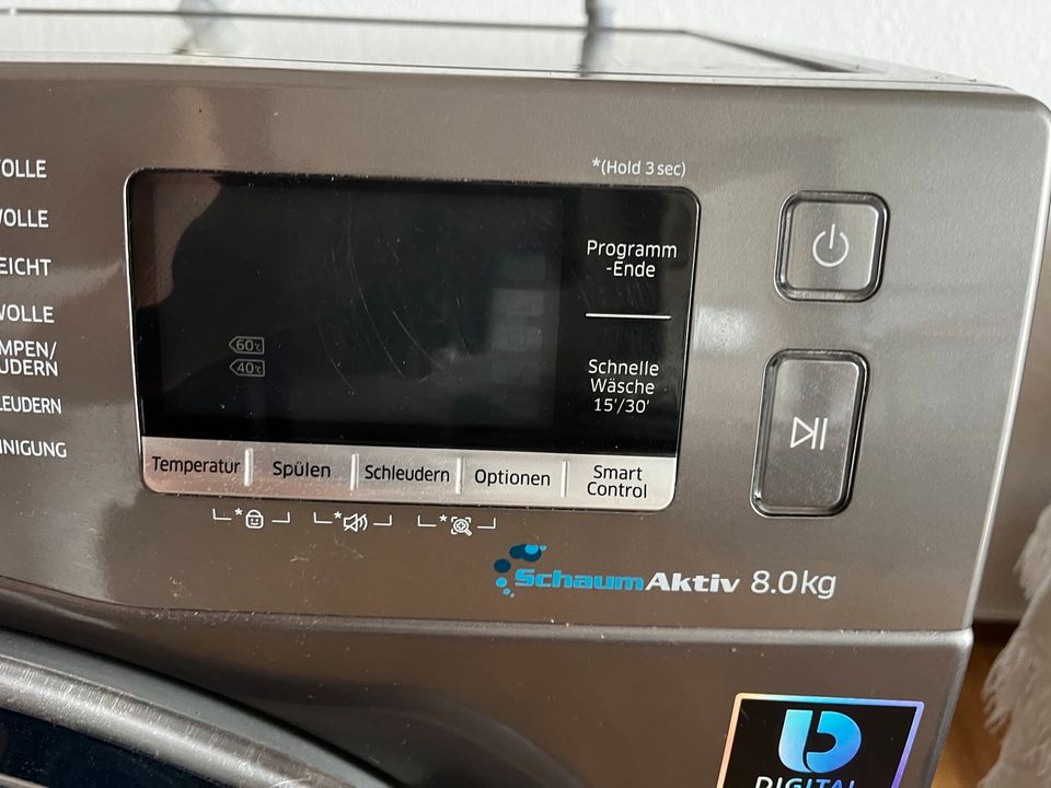 Samsung AddWash Waschmaschine grau WW80K6404QX/EG in Dresden