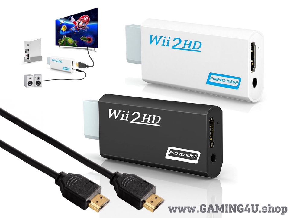 Nintendo Wii auf zu HD-Anschluss Adapter Konverter TV 1080p (NEU) in  Baden-Württemberg - Aulendorf | Wii Konsole gebraucht kaufen | eBay  Kleinanzeigen ist jetzt Kleinanzeigen
