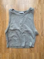 Zara Tanktop cropped Top Gr. L khaki grün Rheinland-Pfalz - Mainz Vorschau
