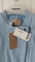 Wildlederjacke NEU Biker-Style Gr. 38/40 Hellblau Schleswig-Holstein - Ahrensburg Vorschau