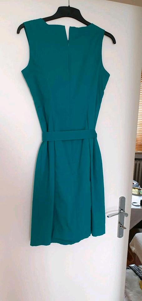 Kleid 36 s'Oliver mit Gürtel Sommerkleid Freizeit Petrol in Essen