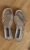 Zara Damen Sandalen in Gr. 40 gold Rheinland-Pfalz - Germersheim Vorschau