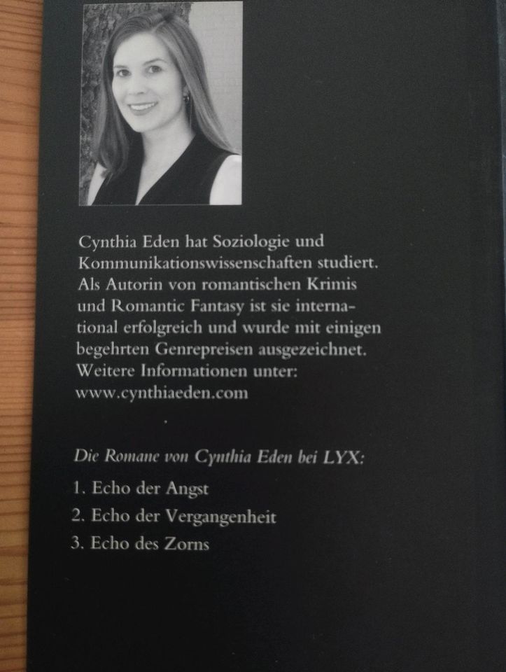 Cynthia Eden "Echo-Serie" 3 Thriller in Nauort