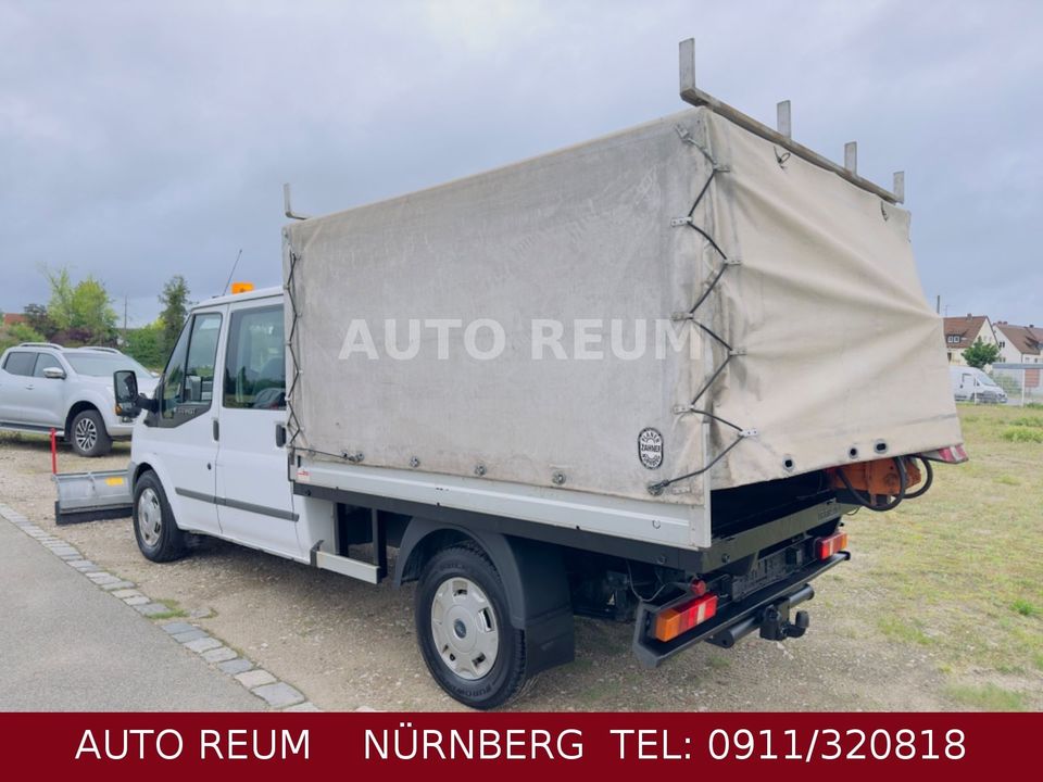 Ford Transit Pritsche Doka Winterdienst Schneeflug in Nürnberg (Mittelfr)