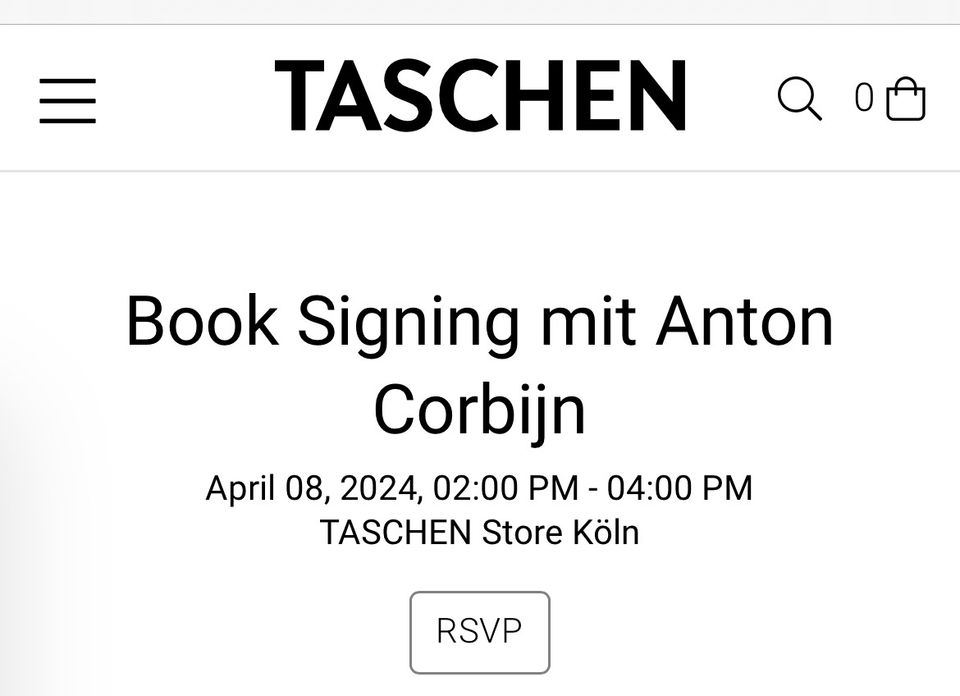 Buch Depeche Mode Anton Corbijn signiert gegen Merch in Köln