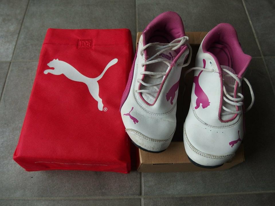 Puma Drift Cat III L Bling Jr. Größe 33 (white pink fuchsia) in Verl