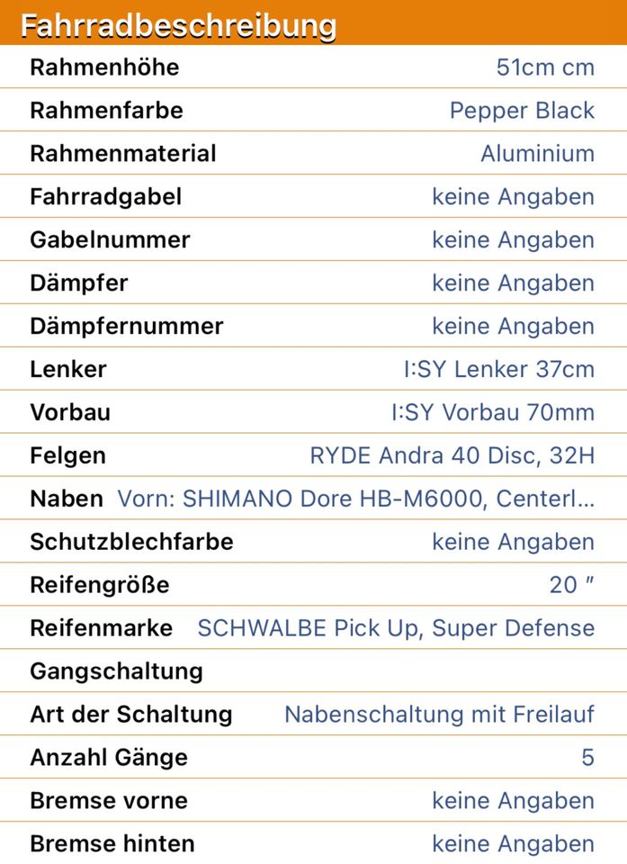 i:sy XXL E5 ZR F Di2 in Frankfurt am Main