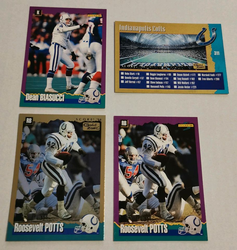 Indianapolis Colts NFL 12 Trading Cards Lot - 90er 2000er - TOP in Viernheim