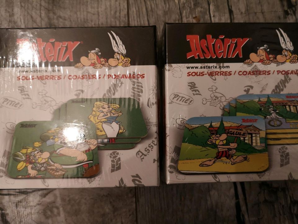 Untersetzer Asterix und Obelix NEU OVP in Röhrsdorf