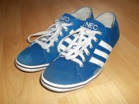 ADIDAS NEO Sneaker Schuhe Tennisschuhe ~BLAU ~ Größe 46 ~ RETRO ! Bielefeld - Bielefeld (Innenstadt) Vorschau