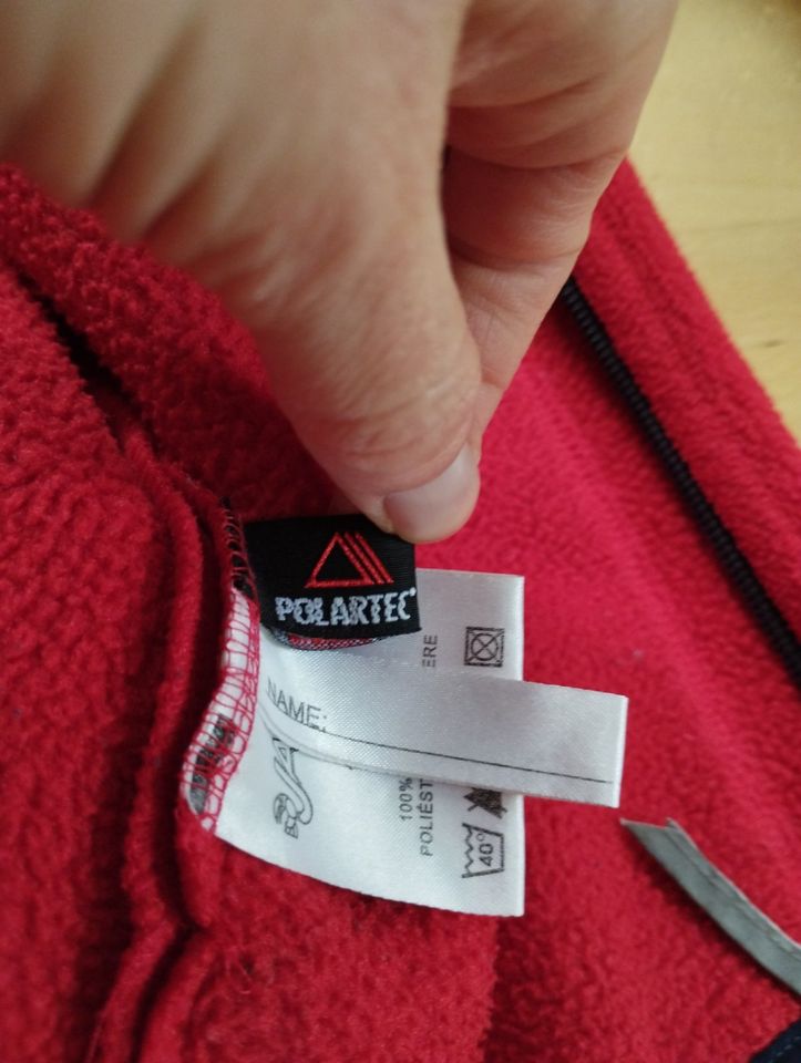 Jako-o warme Fleecejacke rot unisex 122 polartec in Dresden