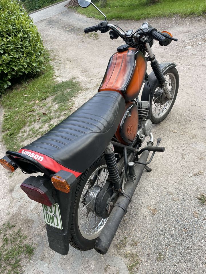 Simson S51 B1 mit KBA Papieren + Ersatzteile in Ilmenau