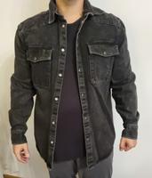 Schwarze Herren-Jeansjacke (sehr guter Zustand) Hessen - Rüsselsheim Vorschau