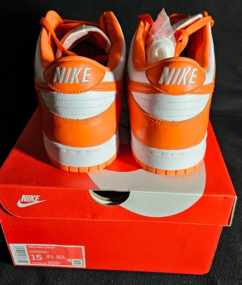 Nike Dunk Low SP Syracuse (2022) EUR 49,5 US 15 in Mainz