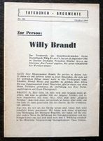 Tatsachen - Argumente Nr. 104 Willy Brandt (Oktober 1964) Schleswig-Holstein - Mildstedt Vorschau
