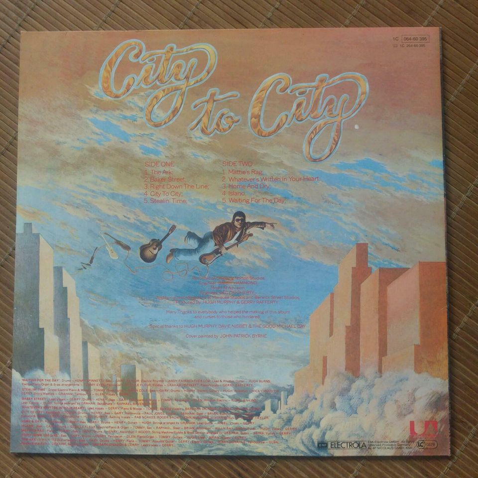 Gary Rafferty City to City LP Vinyl Plattensammlung in Gifhorn