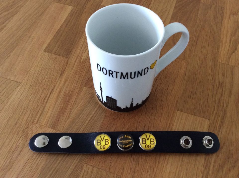 Dortmund Porzellanbecher, Borussia BVB KinderArmband in Barmstedt