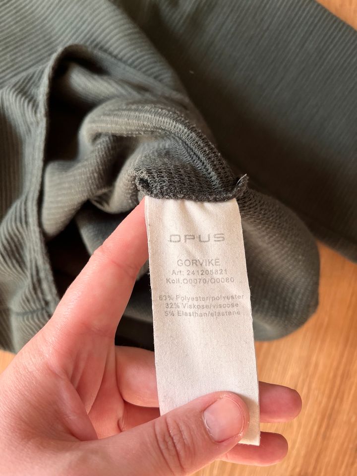 Opus Damen Pullover, 36/S Khaki grün langarmig in Paderborn