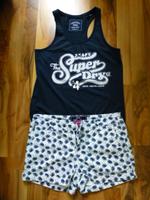 Superdry Damen Set T-Shirt Tanktop Pants Shorts Hose Gr.S NP 89€ Nordrhein-Westfalen - Leverkusen Vorschau