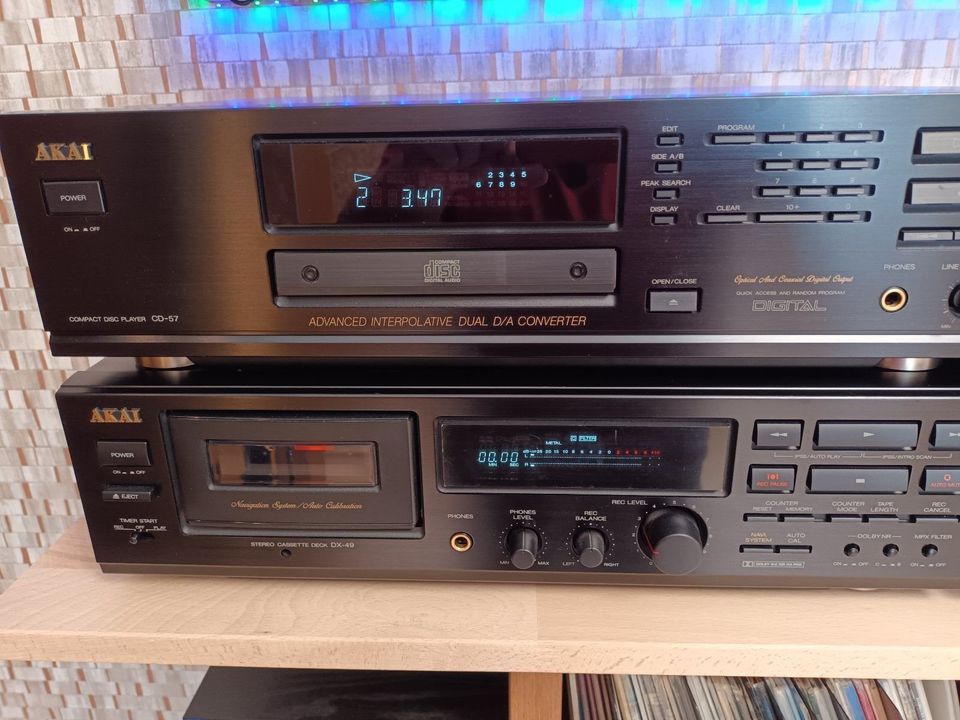 AKAI HighEnd StereoAnlage HiFi CD-Player Receiver Boxen FB TapeD in Porta Westfalica