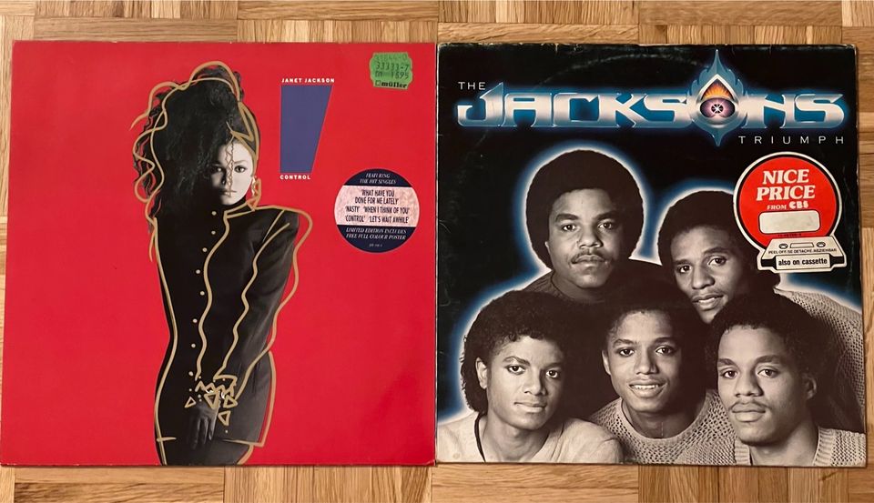 The Jacksons und Janet Jackson Schallplatten in Regensburg